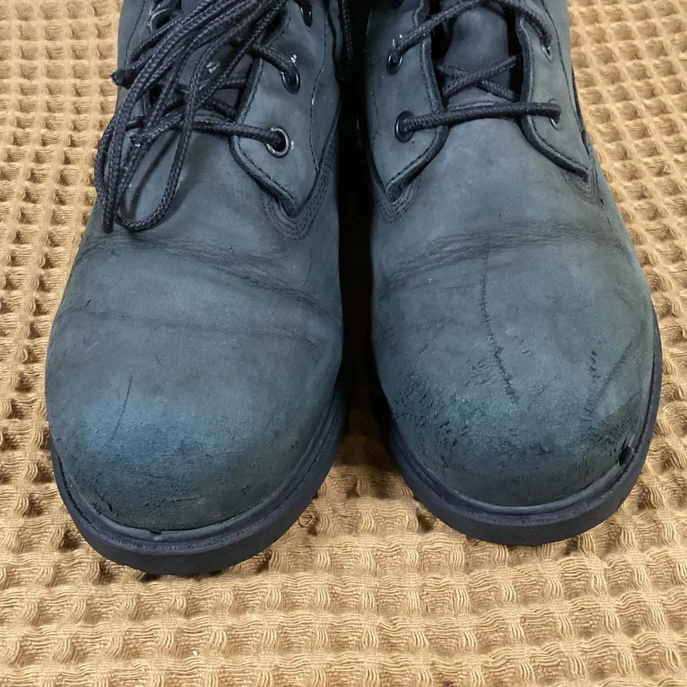 Timberland A3525 Women's Sz 9 Premium 6-Inch Waterproof Boot in Black Nubuck